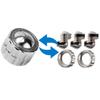 Cast Cylinder Puzzle Very Difficult IQ Toys Puzzles For Adults And Children Metal Brain Teaser Juegos Rompecabezas Metalicos