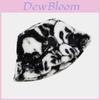Panda Pattern Fleece Bucket Hat With Wide Brim For Winter Outdoor Warmth And Sun Protection
