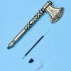Ballpoint Pen with Push-Button Core Extraction 0.5mm Black Ink Smooth Writing Non-Smudge Shovels Shape Smooth Writing