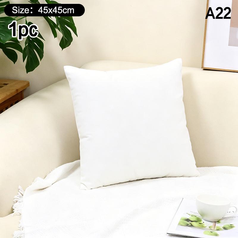High-Quality 45*45CM Plush Pillow Case with Padded Layer for Cozy Home Decor