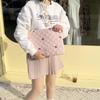 Korean Ins Style Cute Diamond Embroidery Bow Notebook Storage Bag (11/13/15 Inch)