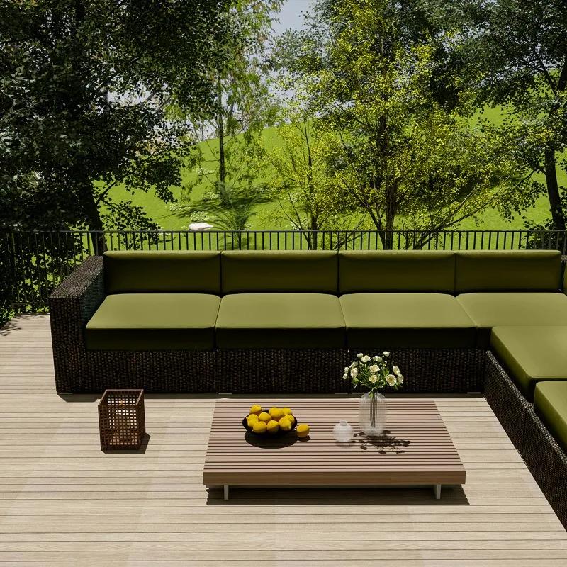 Sun-proof Anti-Dust Furniture Protector Cover Outdoor Sofa Cover Home Hotel Garden Patio Waterproof Rattan Corner Sofa Cover