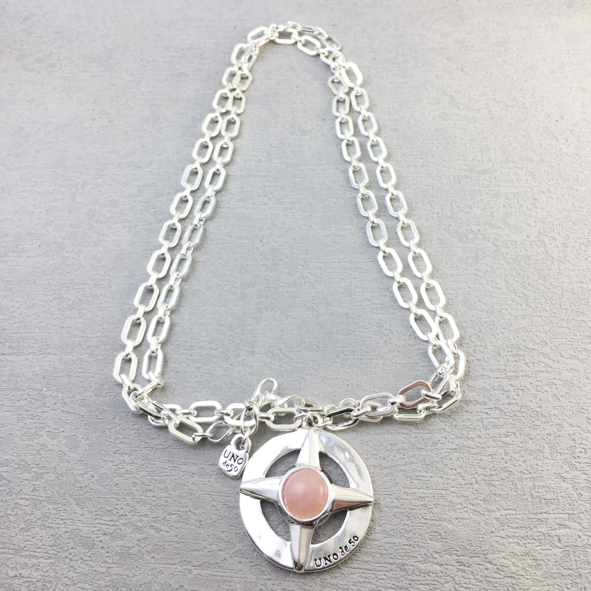 Spanish UNOde50 Large Pearl Star Necklace - Light Luxury Clavicle Chain Cross-border Jewelry 90+6cm