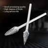 Double Edged   Cutter, 10pcs Tungsten Carbide Steel Burrs, 3*6mm High Hardness Carving Tool Set for Cast Iron, Metal Carving, Shaping with