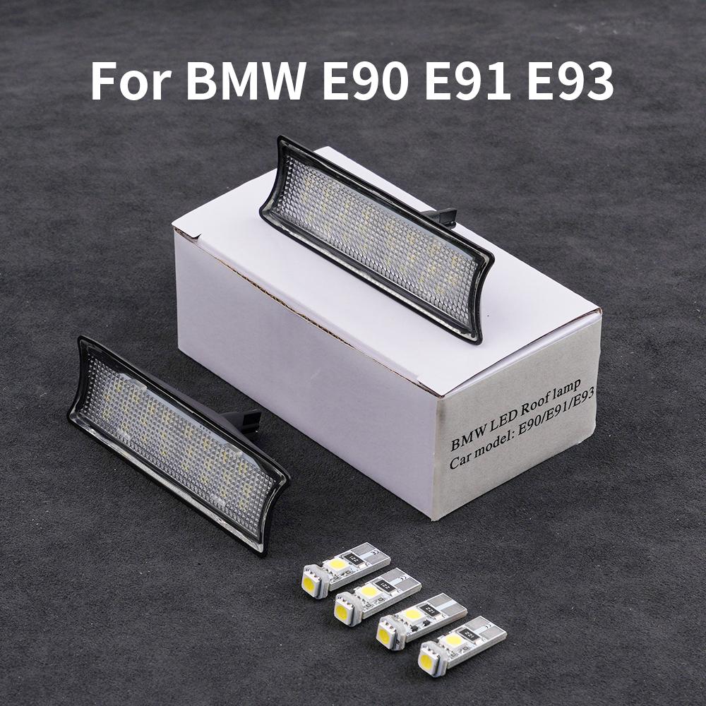 

2x Автомобильный потолочный светодиодный купольный светильник для внутреннего освещения с белым светом для чтения для BMW E90 E91 E92 3-SERIES 2006 2007 2008 2009 2010 2011