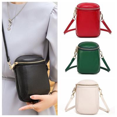 Weiche Mini Kleine Umhängetasche Leichte Rindsleder Umhängetasche Modische Handytasche Damen