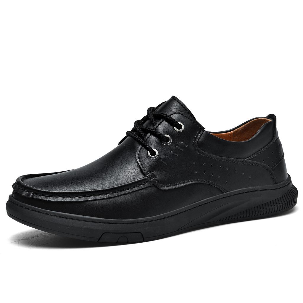 Fashion 2025 Classic Men Leather Work Shoes Spring New Men Comfortable Driving Shoes Luxury Brand Men Soft Casual Shoes Large Size 38-48