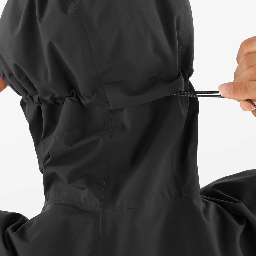 SALOMON Outerpath 2.5L Waterproof Breathable Zip Jacket Men Jackets Black C22114