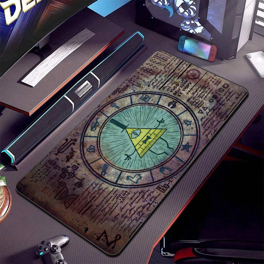 XXL Padding Desk Protector Long Mousepad Bill Cipher Anime Mouse Pad Gravity Fall Mouse Pads Company Table Pads Carpet Desk Mat