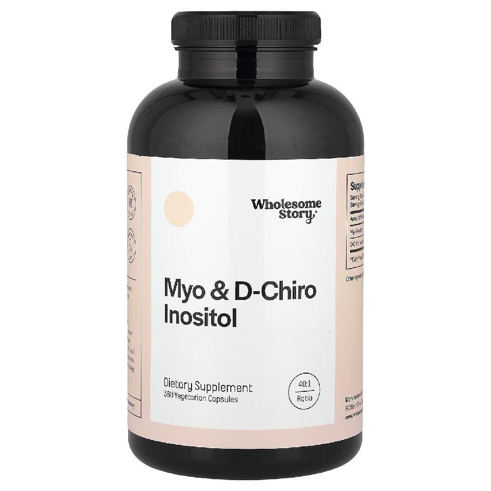 Wholesome Story Inositol Myo & D-Chiro 360 Vegetarian Capsules