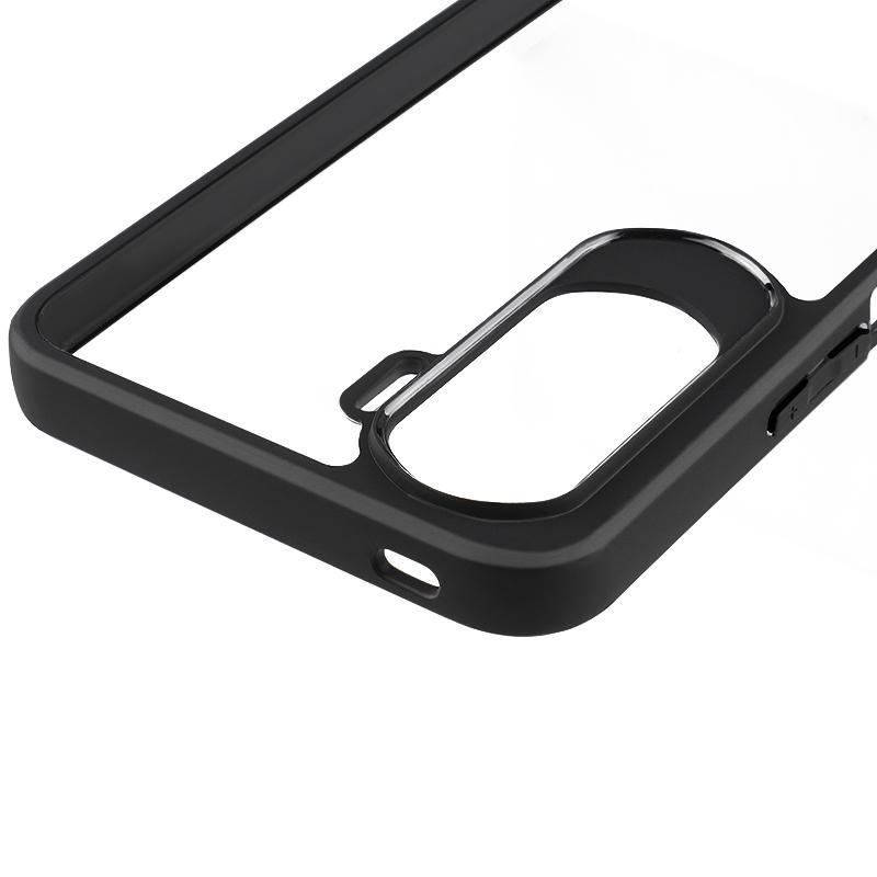 For Honor 90 Lite 5G/X50i 5G Shockproof PC+TPU Clear Phone Shell Anti-Fingerprint Phone Case Cover