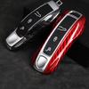 Car Key Case Cover Shell For Porsche Panamera Cayenne Macan 911 Boxster Cayman 986 987 718 Car Accessories Carbon Fiber