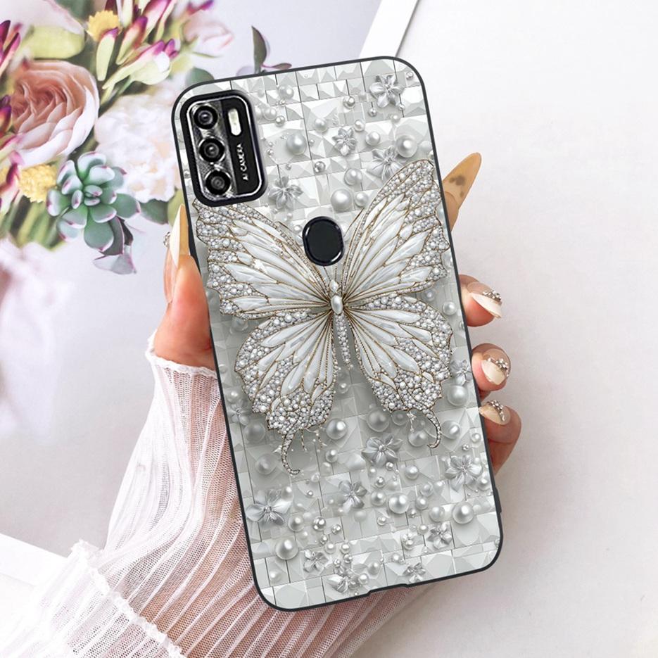 For ZTE Blade A7s 2020 Case A7020 Cute Lion Fashion Painted Cover Soft TPU Matte Phone Case For ZTE Blade A7s 2020 BladeA7s Bags