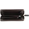 Gucci GG Supreme Canvas Bee Web Stripe Zip Around Long Wallet For Unisex Daily Use