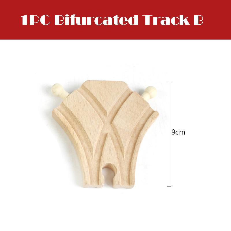 All Kinds Wooden Track Railway Toys Beech Wooden Train Track Accessories Fit for Brand Tracks Educational Toys for Children