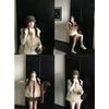 New imitation fox fur vest women's autumn and winter high-end stand-up collar sleeveless fur integrated fur coat