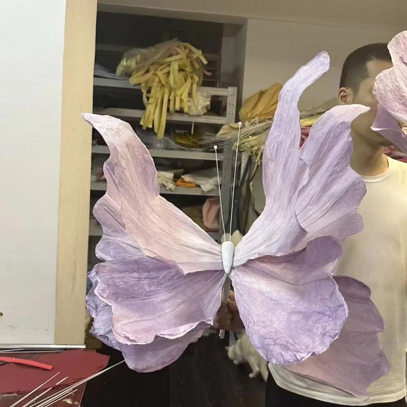 Große 3D Schmetterlingskunst für Hochzeitsdeko & Fotografie