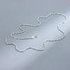 S925 Sterling Silver Gold Plated Collarbone Chain Round Beads Snake Bone Box Twisted Flower Chain Necklace Fashion Jewelry