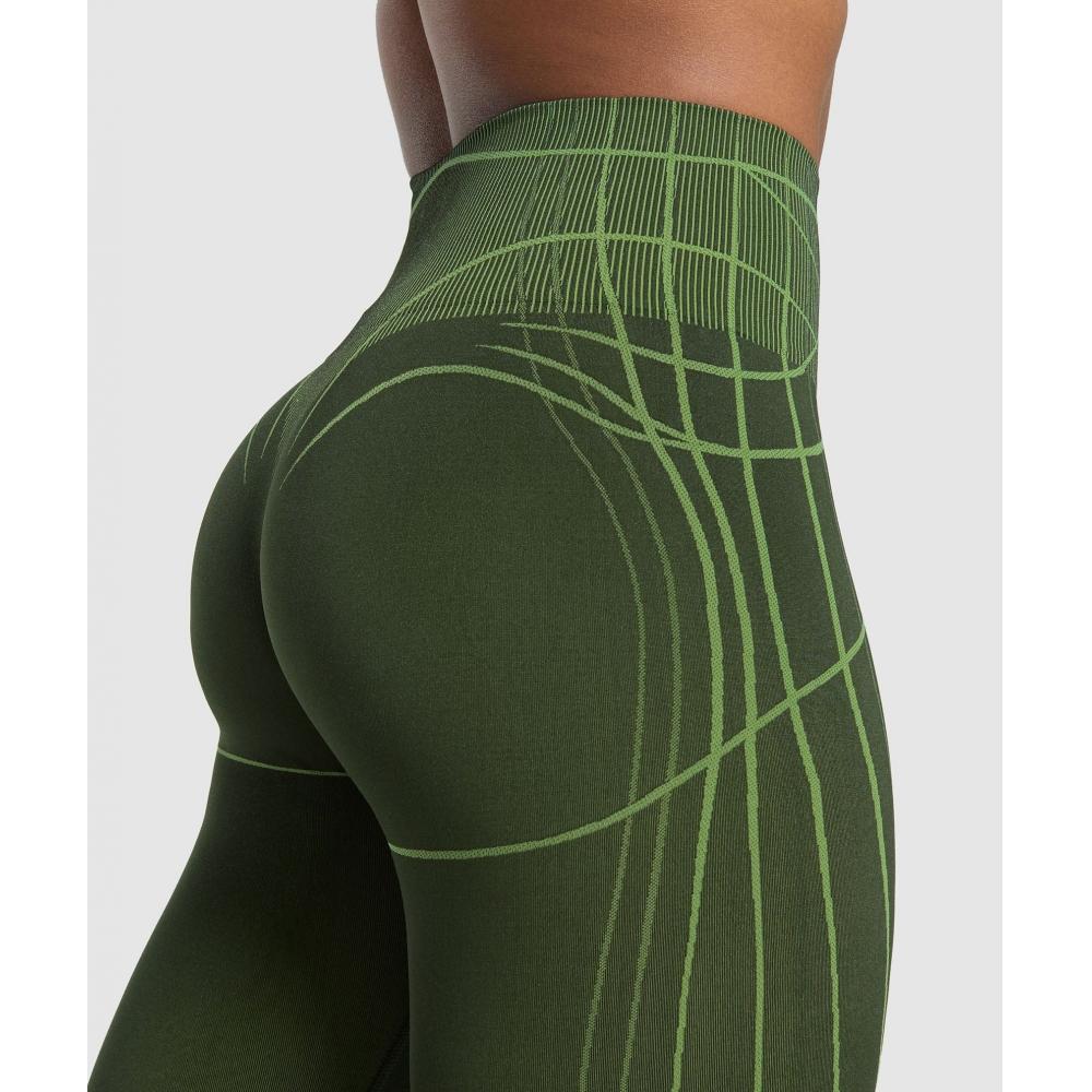 Gymshark Apex Seamless Legíny Trail Green Energy Gelato Green B2c8d Ec4y