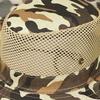 Men's Camo Fishing Hat - Wide Brim UV Protection Mesh, Breathable Outdoor Sun Hat for Beach/Garden