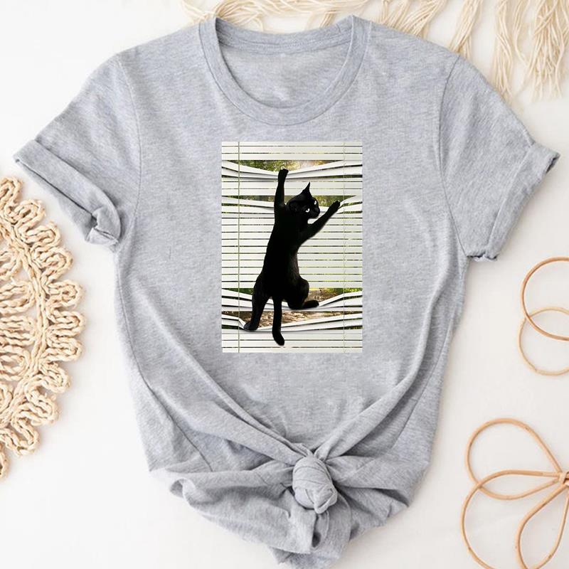 Watercolor Style Tee Top Fashion T Shirt 90s Sweet Trend Clothing Casual Short Sleeve Women Print Lady Female Graphic T-shirt