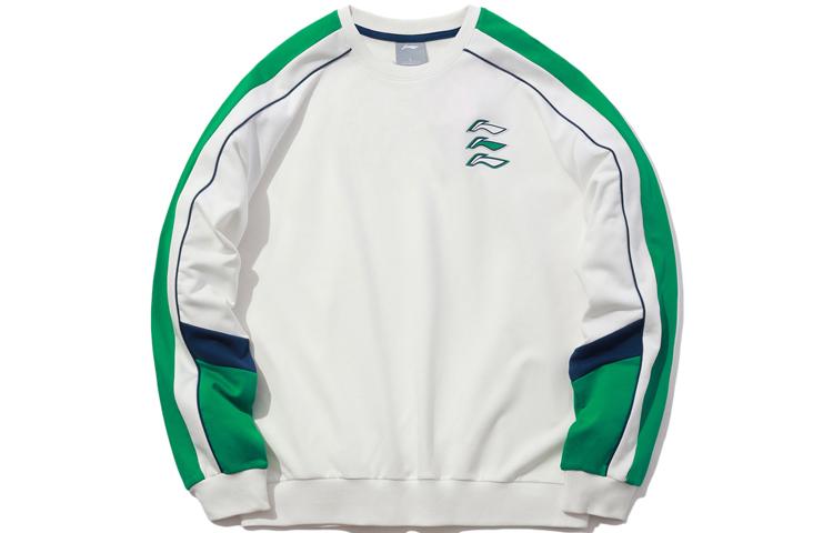 Свитшот унисекс из коллекции спортивной моды Li Ning Белый AWDQ262-8 XXL