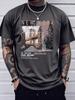 2026 Unisexs Casual Cotton Streetwear New York Brooklyn Street View HighQuality Clothing Fashionable TShirts Cotton TShirts