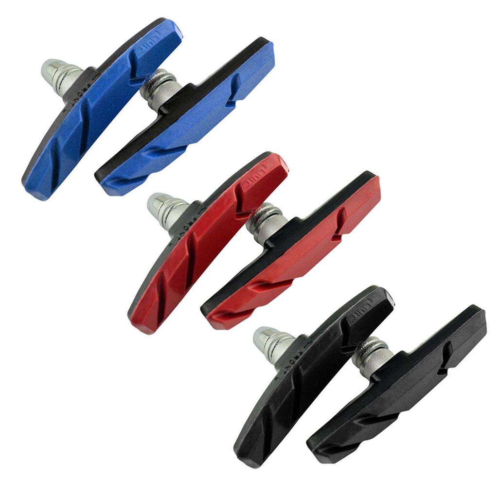 6Pcs Bike Brake Pads V-brake Wheels Cushions Rubber Brake Shoes Bicycles Brake Pads Bike Brake Pad Replacement Pads Set