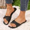 Women's Sandals Fashion Square Head Summer Shoes for Women Flat Sandals Korean Style Slippers Summer Sandalias De Mujer Footwear