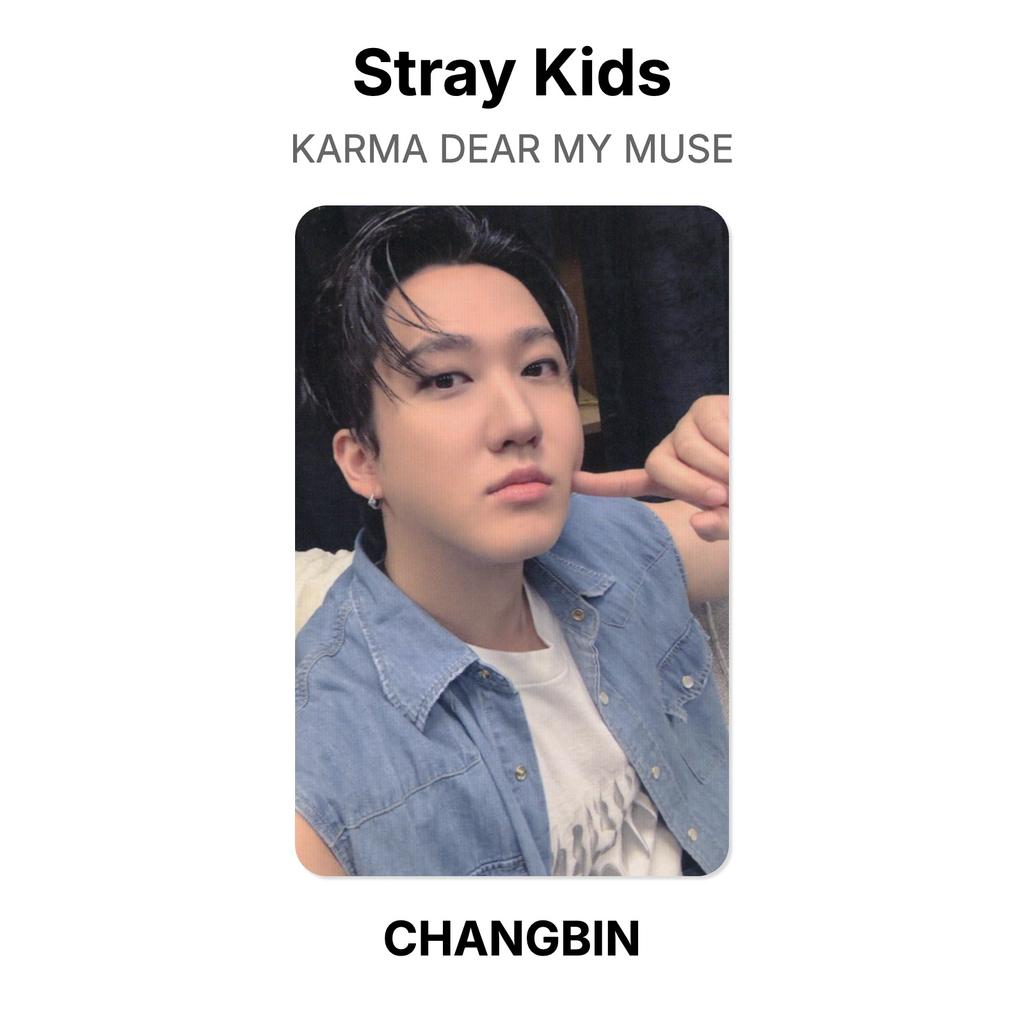 Stray Kids KARMA DEAR MY MUSE Official Photocard