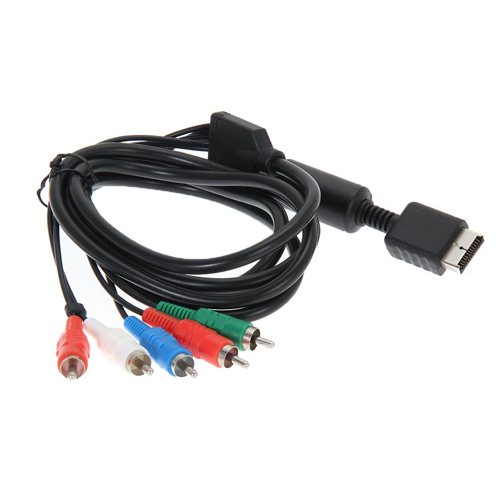 Component AV Cable HDTV AV Audio Video Cable HDTV AV Audio Video Component Cable Cord for Sony PlayStation 2 3 PS2 PS3