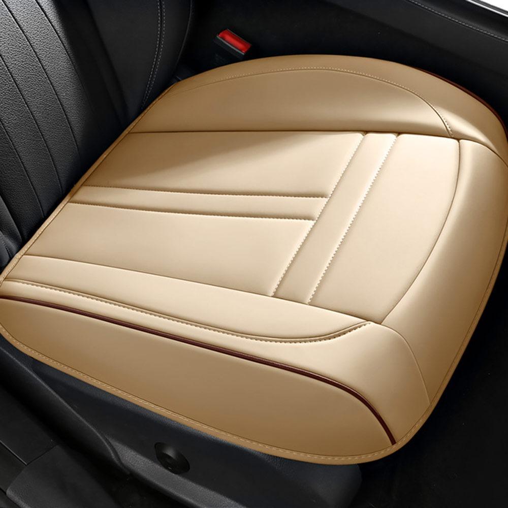 Universal Anti-Slip Car Seat Cover Full Wrap Nappa Leather Car Seat Protector Mat Car Seat Cushion Cover