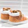 Winter Autumn Boys' Cozy Cotton Shoes - Solid Color, Plus Velvet, Soft Sole Baby Shoes