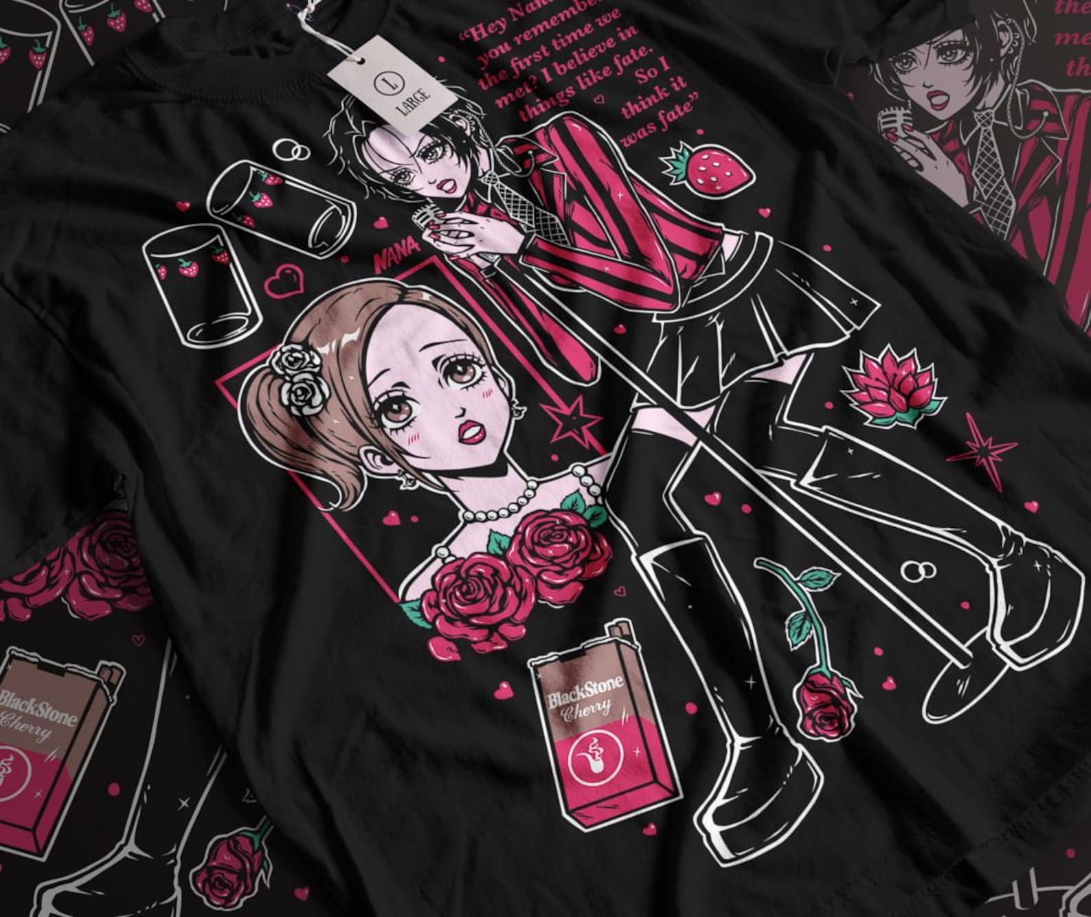 Nana Anime Merch | Nana Anime Shirt | Nana Osaki Manga 4XL