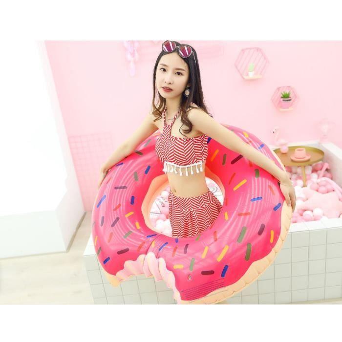 Bouée - Donut - 120 cm - Vinyle Extra-Épais - Sûre et Durable - Pour Adultes et Enfants
