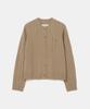 UNIFORM BRIDGE Cashmere Blended Cable Knit Cardigan(Womens) Camel