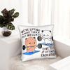 Bubu Dudu Lifting Each Other Full Of Love Pillowcase Printed Polyester Cushion Cover Decorative Pillow Case Cover Home Zipper