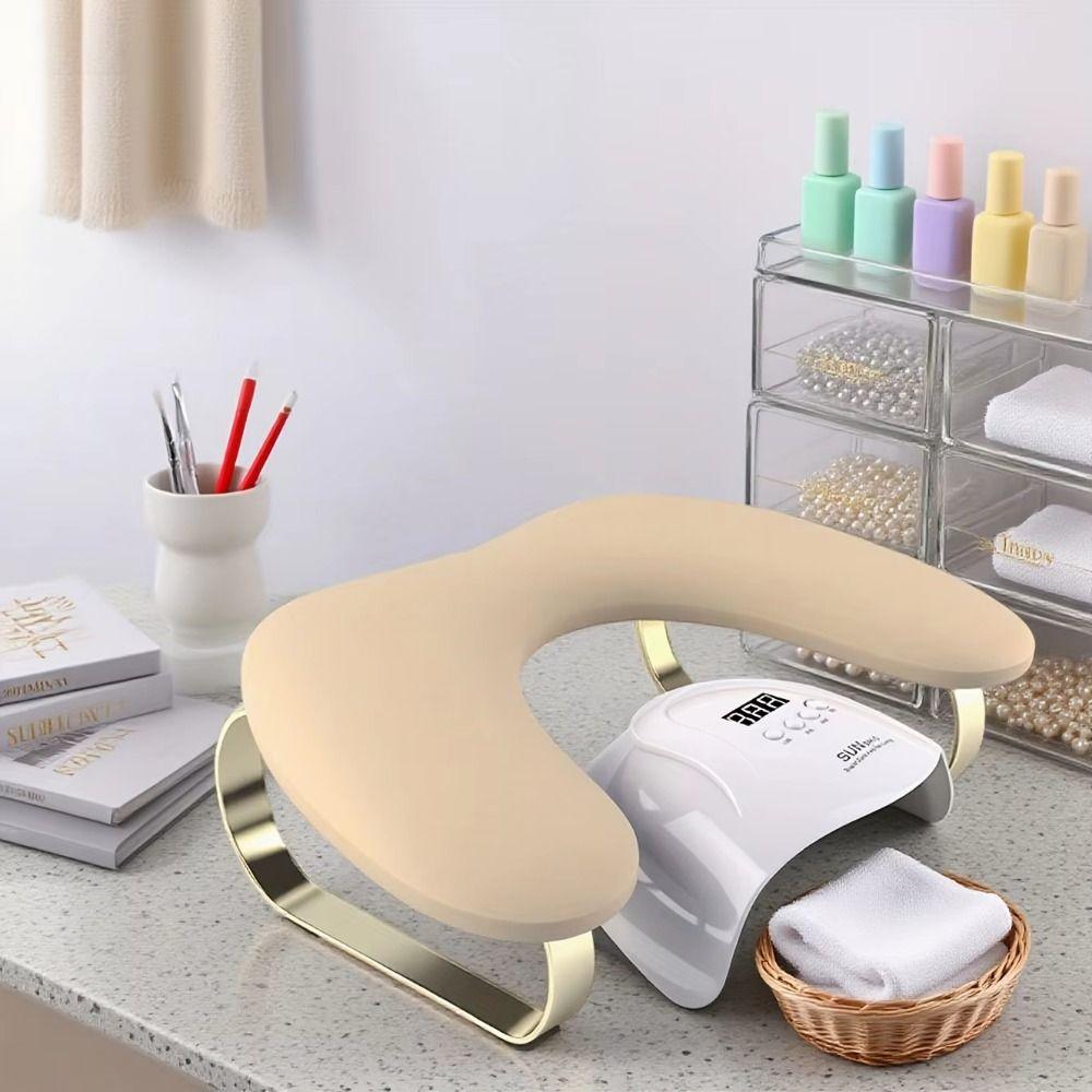 U Shaped Nail Art Stand Tilt Design Manicure Hand Pillow Nail Arm Rest Cushion Manicure Tool