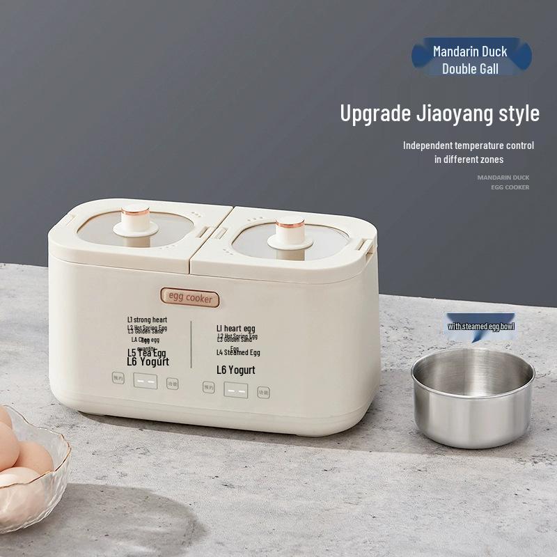 Fierbător de ouă dublu strat 110V cu oprire automată