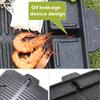BBQ Grill Pan Plate 11 X 16cm Portable Non-Stick Coating Butane Gas Stove Cooker Plate Rectangle Korean Barbecue Plate