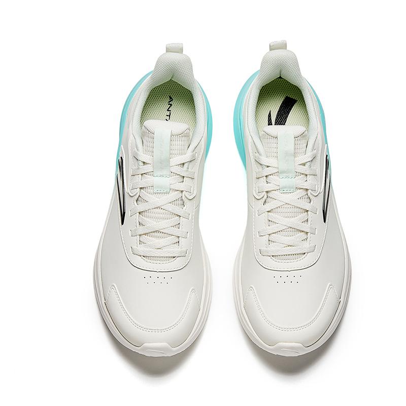 Anta Hydrogen Running Series Gz Comfortable Simple Non-Slip Durable Low-Top Sprinting Shoes Men Sneakers White Blue 912515520-8