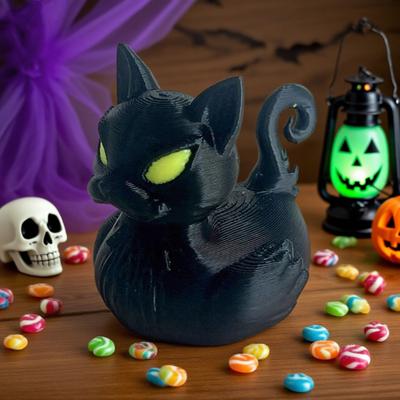 Grim Reaper Duck Figurine Halloween Gothic Decoration 3D Printed Collectible Figures for Dashboard Desk Shelf Decor