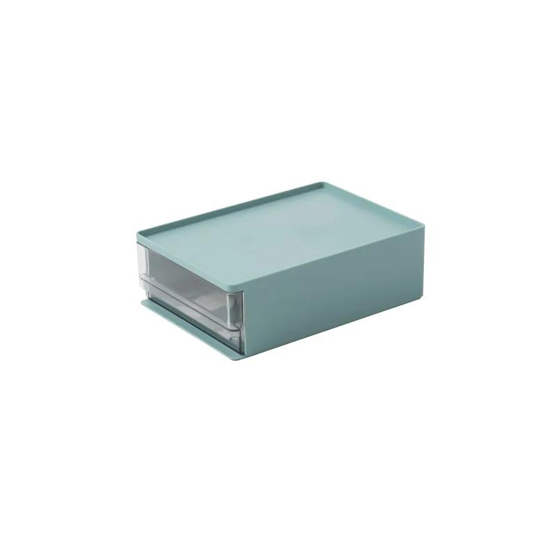 Desktop Stackable Storage Drawer Home Office Stationery A4 A5 Paper Documents Storage Box Makeup Cosmetics Organizer