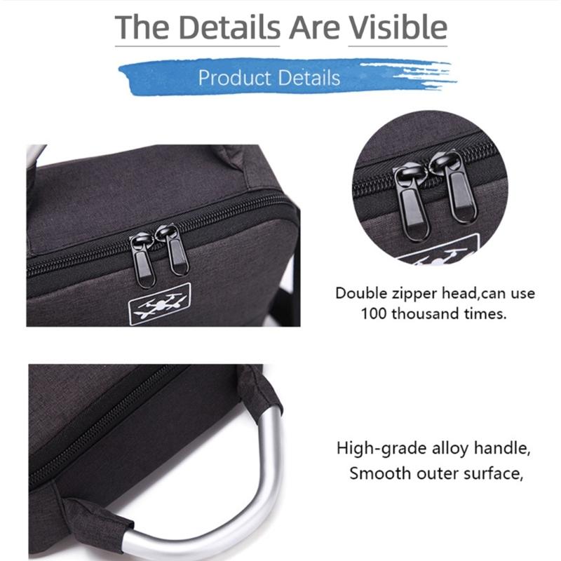 Portable Carrying Shells Storage Bag EVA Handbag for 2 Flight Dust-Proof Protective Bag Flight Accessories