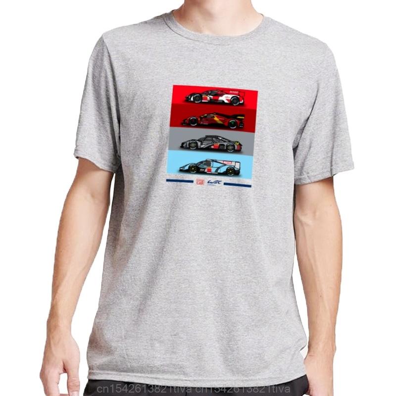 New Wec Le Mans Hyper Car Tshirt Tshirt Kurze Shirt Tshirts Sommerkleid Ung Schlichte Schwarze Tshirts MäNner