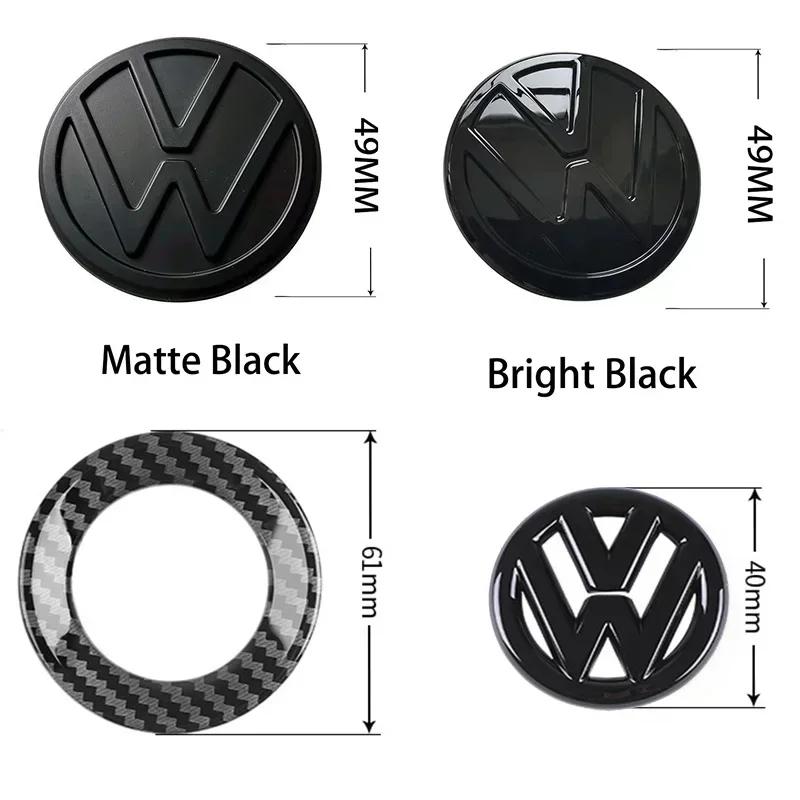 BSN1 Emblems Car Steering Wheel Emblem Sticker Interior Accessories For Volkswagen GTI Polo Golf Passat Scirocco Beetle Tiguan Magota