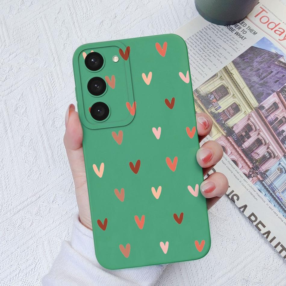 For Samsung S23 Ultra Plus FE Phone Cases Fashion Camera Protection Original Soft Liquid Silicone Cover For Samsung S 23 Shell