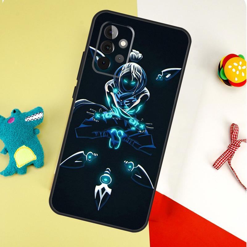 V-Valorant For Samsung Galaxy A55 A35 A15 A54 A34 A14 A53 A33 A13 A05 A06 A16 A22 A32 A52 Phone Case