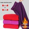 Mid-Aged & Elderly Fleece Sherpa Sweatshirt: Warm Stand Collar Jacket for Fall & Winter.