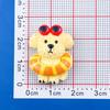 Cartoon Swim Ring Puppy Resin Accessories: DIY Hair Clips, Fruit Keychains, Crocs Stickers, Phone Cases